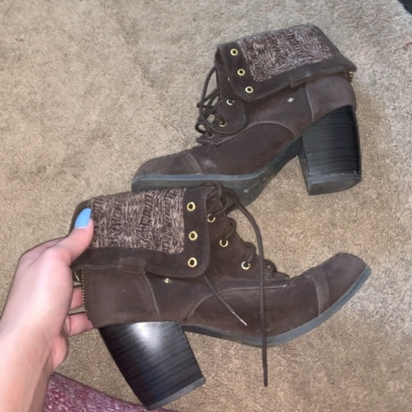 Brown ankle boots - Picture 3 of 3